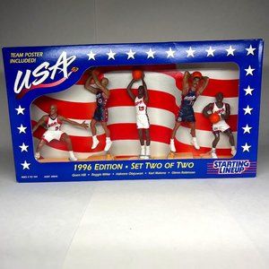 Vintage 1996 Starting Lineup Basketball USA Dream Team Set 2 of 2 NIB